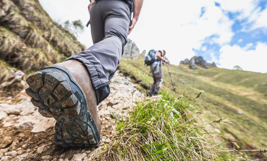 men hiking